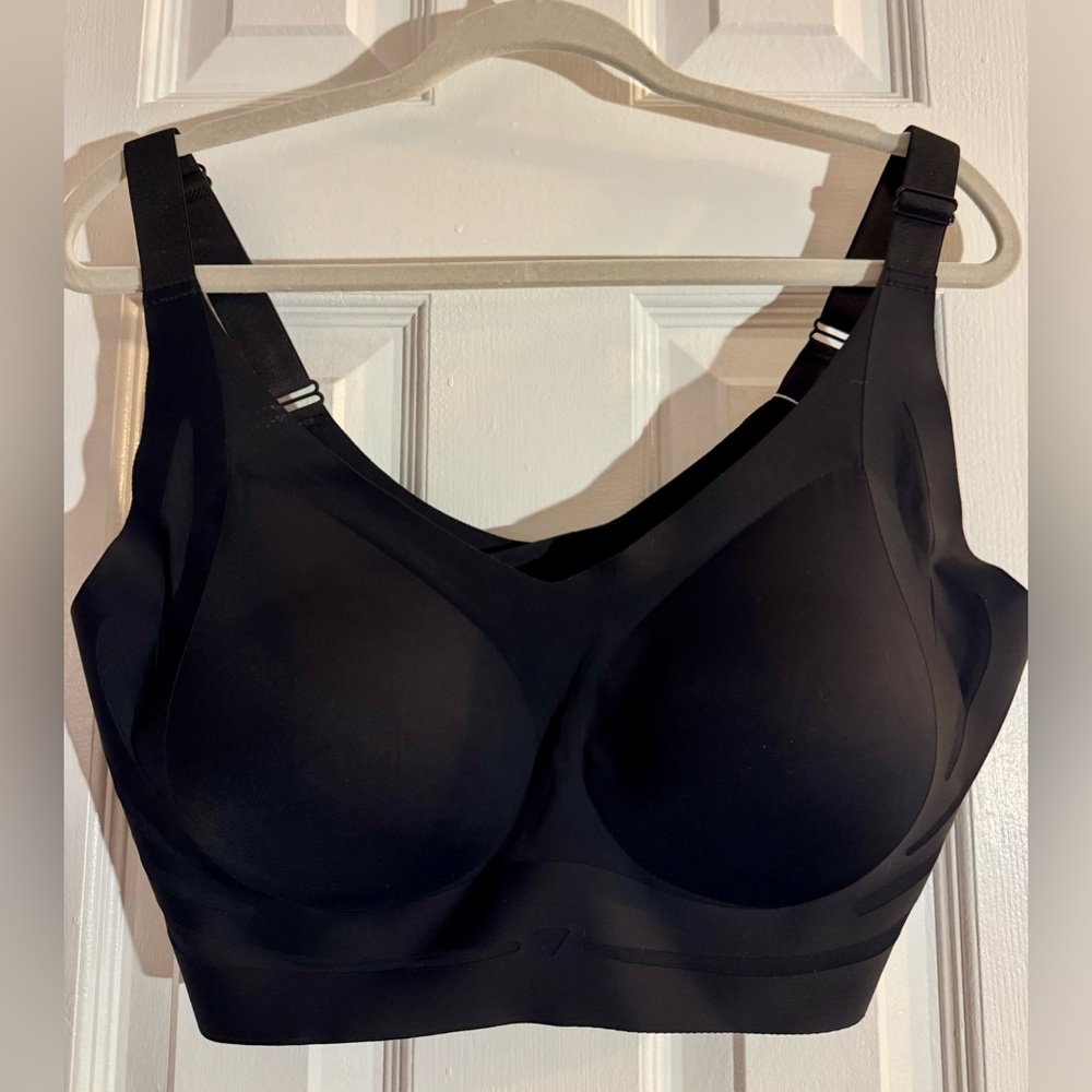 LushFitting Powerful Push-Up Seamless Bra Pure Black - 4XL - NWT - Picture 6 of 16